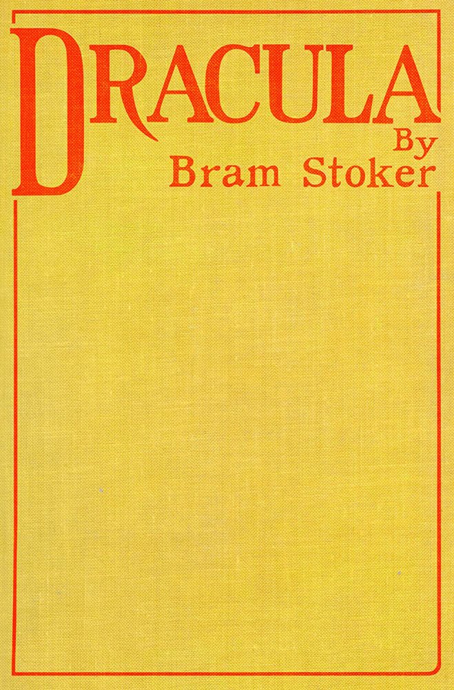 Dracula, 1897 front cover