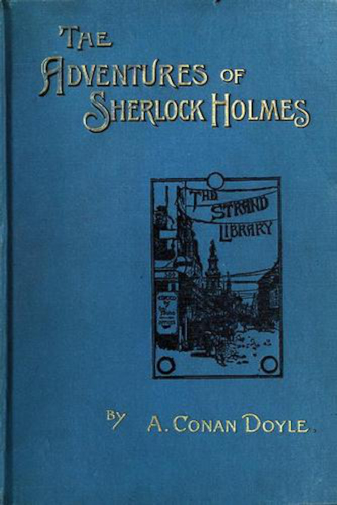 The Adventures of Sherlock Holmes, 1892 front cover