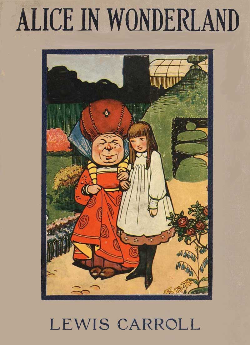 Alice's Adventures in Wonderland, 1865 front cover